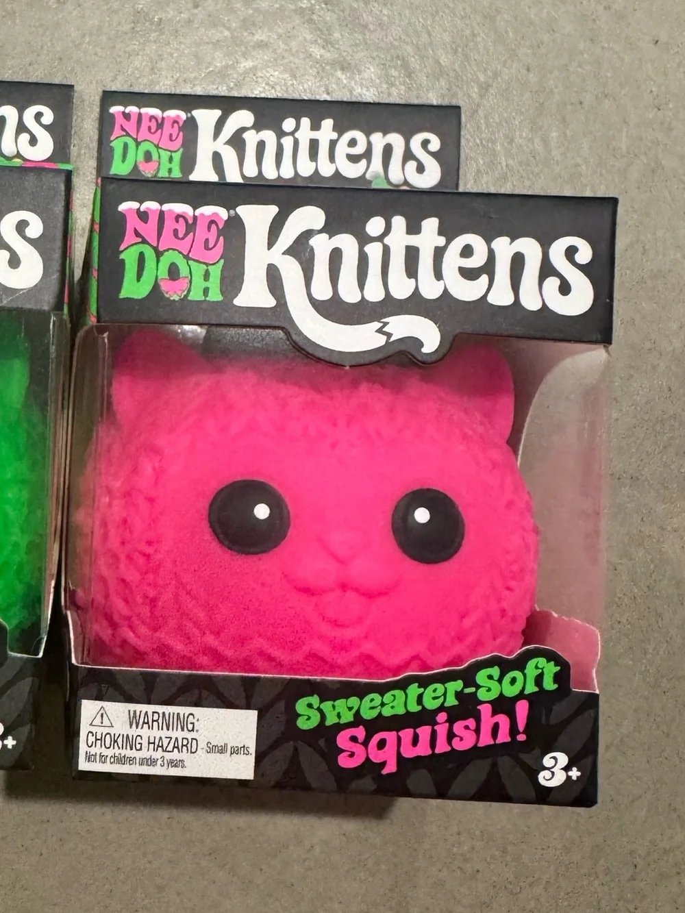 Needoh Sweater-Soft Squish Plush - Pink ONLY